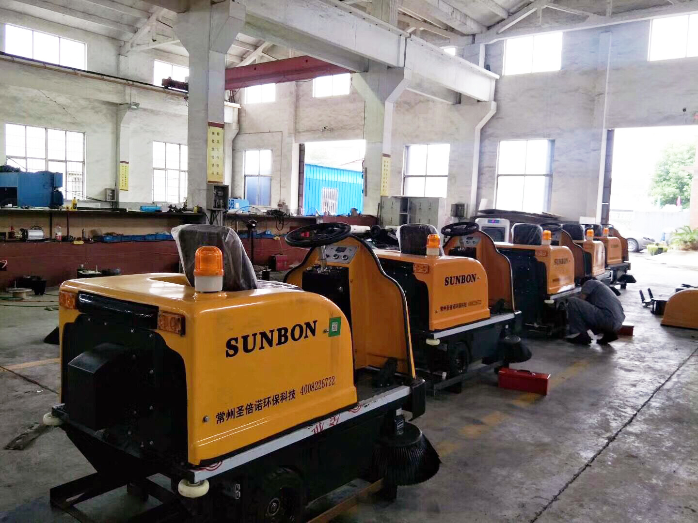 電動掃地機1400客戶案例—河北衡水某塑膠廠