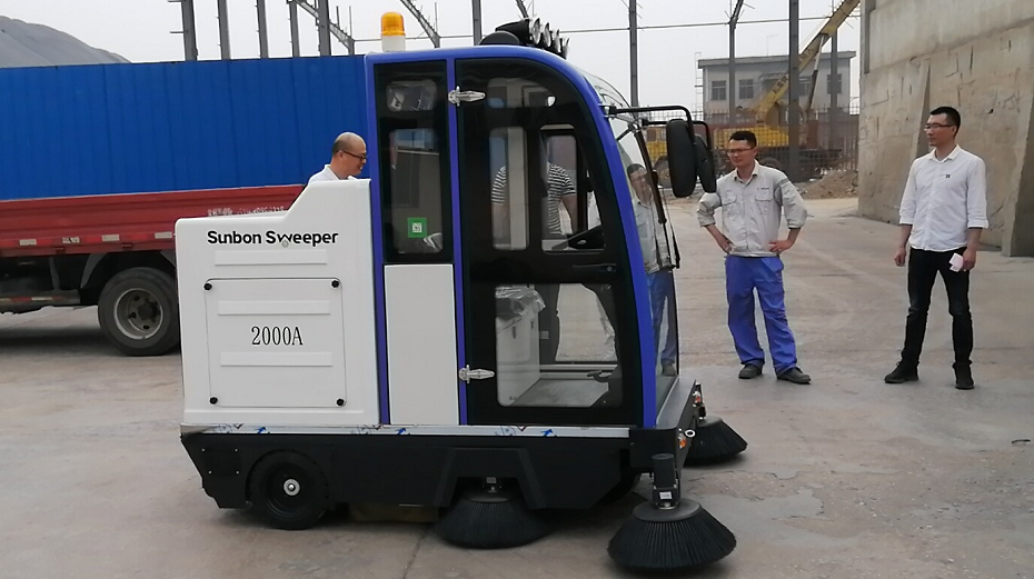 電動清掃車客戶案例溧陽南方水泥廠 電動清掃車客戶案例溧陽南方水泥廠